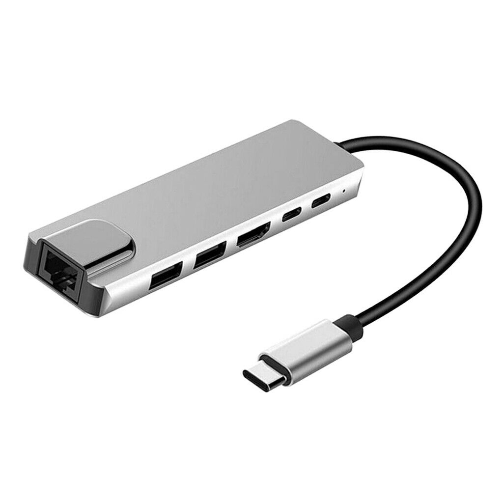Multiport USB-C HUB to 4K HDMI USB3.0 PD Charge  Adapter For MacBook Pro Air