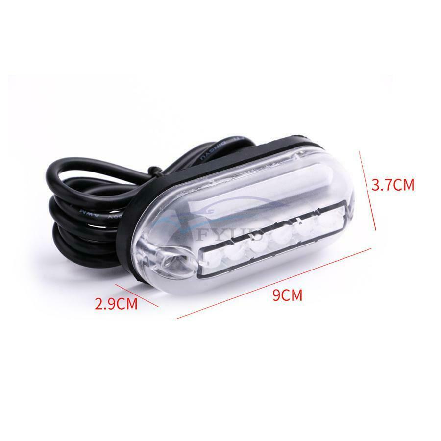 1 Piece 6 LED 12V 3W Blue Underwater Usage Fishing Lamp Boat Electrical Parts