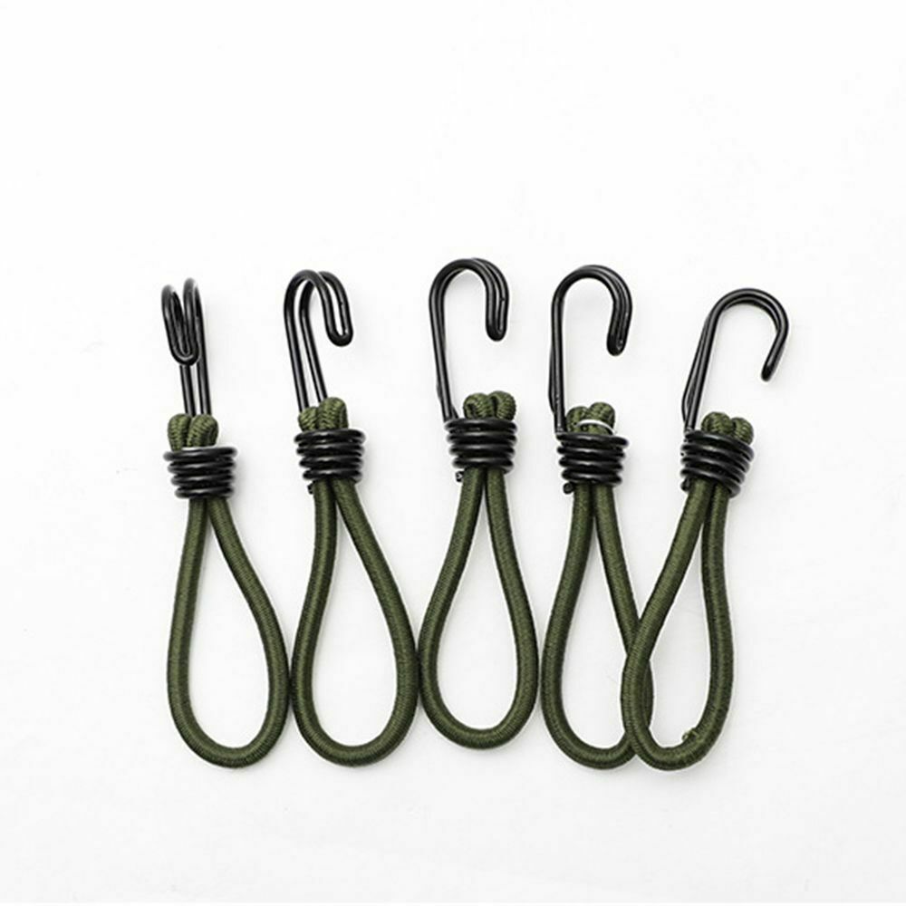 Outdoor Elastic Luggage Nail Strap Tent Hook Tent Rope Canopy Stretch Buckle