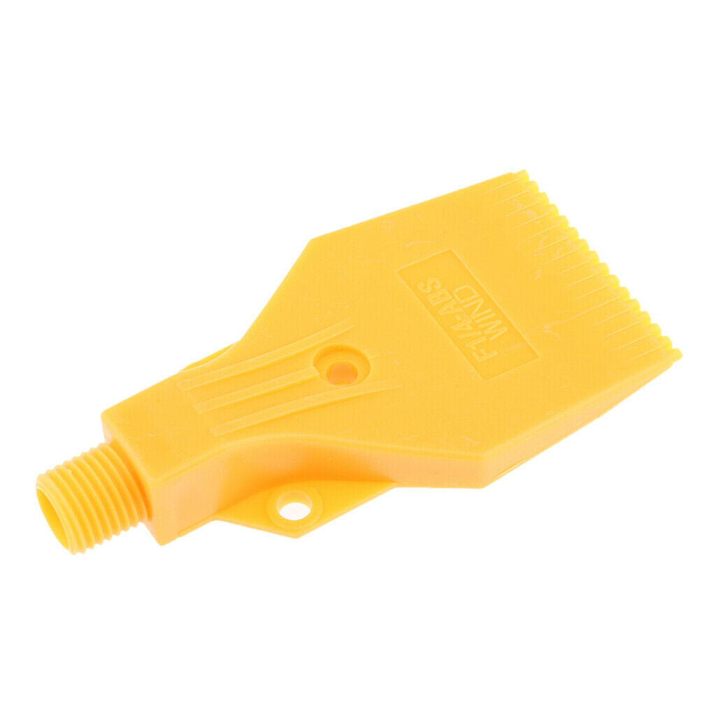 Yellow Plastic 3 Holes Flat Fan Nozzle Air Blower Nozzle Wind Jet Air Nozzle