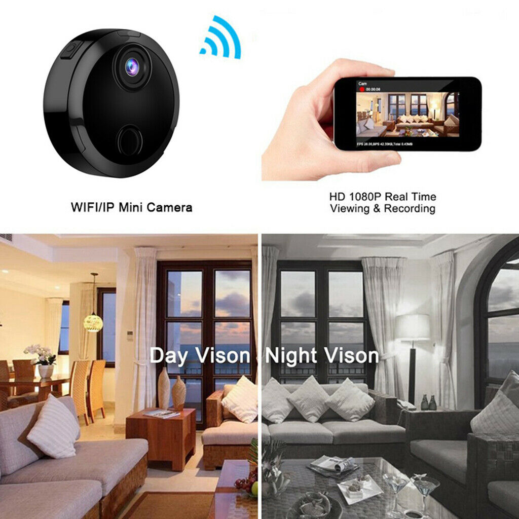 Office Wifi Remote HD 150 Degree Wide-Angle Camera IR Monitor Camcorder
