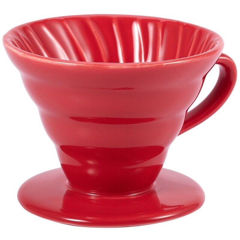 Ceramic Coffee Dripper Engine V60 Style Coffee Drip Filter Cup Permanent Pour X9