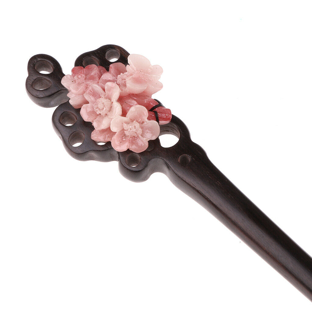 Ladies Ebony Wood Hair Chopsticks Hair Stick Hair Accessories Pin Casual Women -