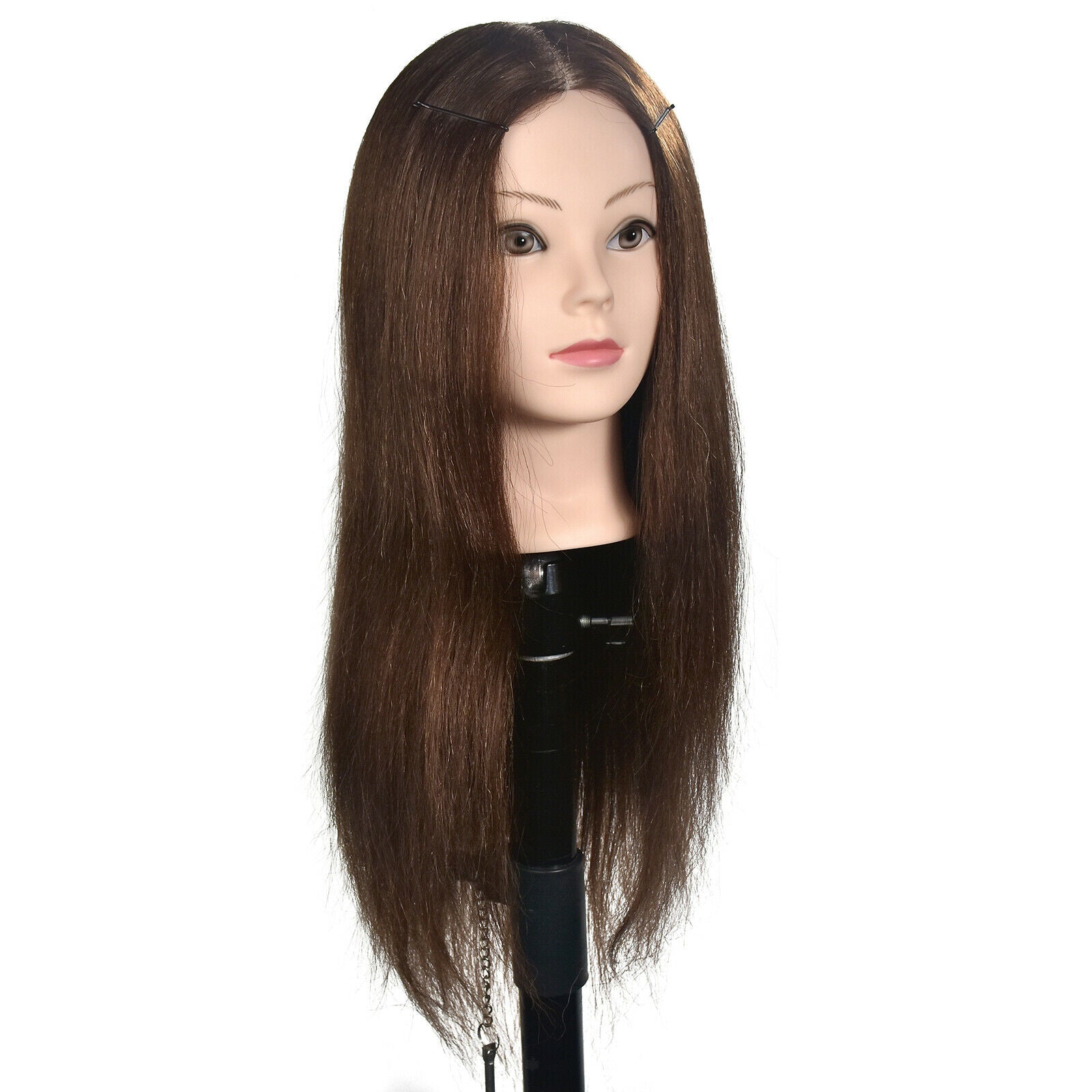 20 '' Long Hair Practical Hairdressing Training Head Cosmetology Mannequ
