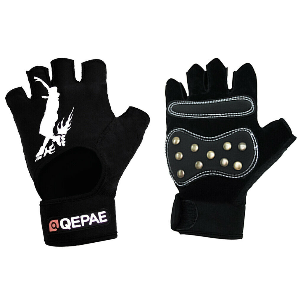 Half Finger Cycling Gloves Gel Pad Gloves Riding Mitt Anti-Slip and Shock L