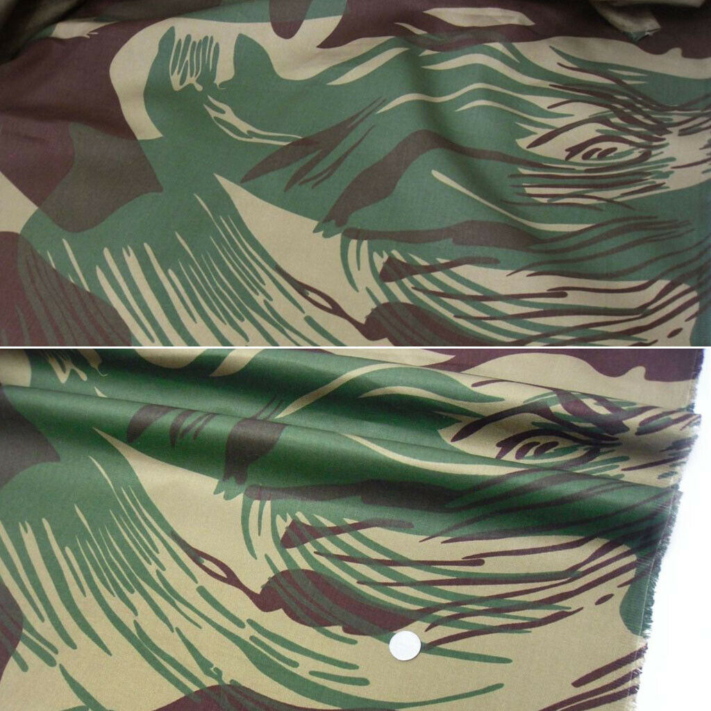 1.5M W Rhodesia Camouflage Fabric Cotton Twill Breathable Cloth for DIY Camo