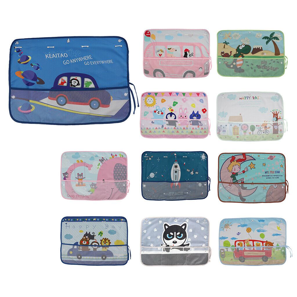 Multi-Function Storage Sunscreen Car Sunshade Curtain Style - 1