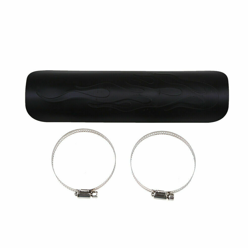 Universal Flame Exhaust Pipe Heat Shield Cover Guard Muffler For Cruiser ATV