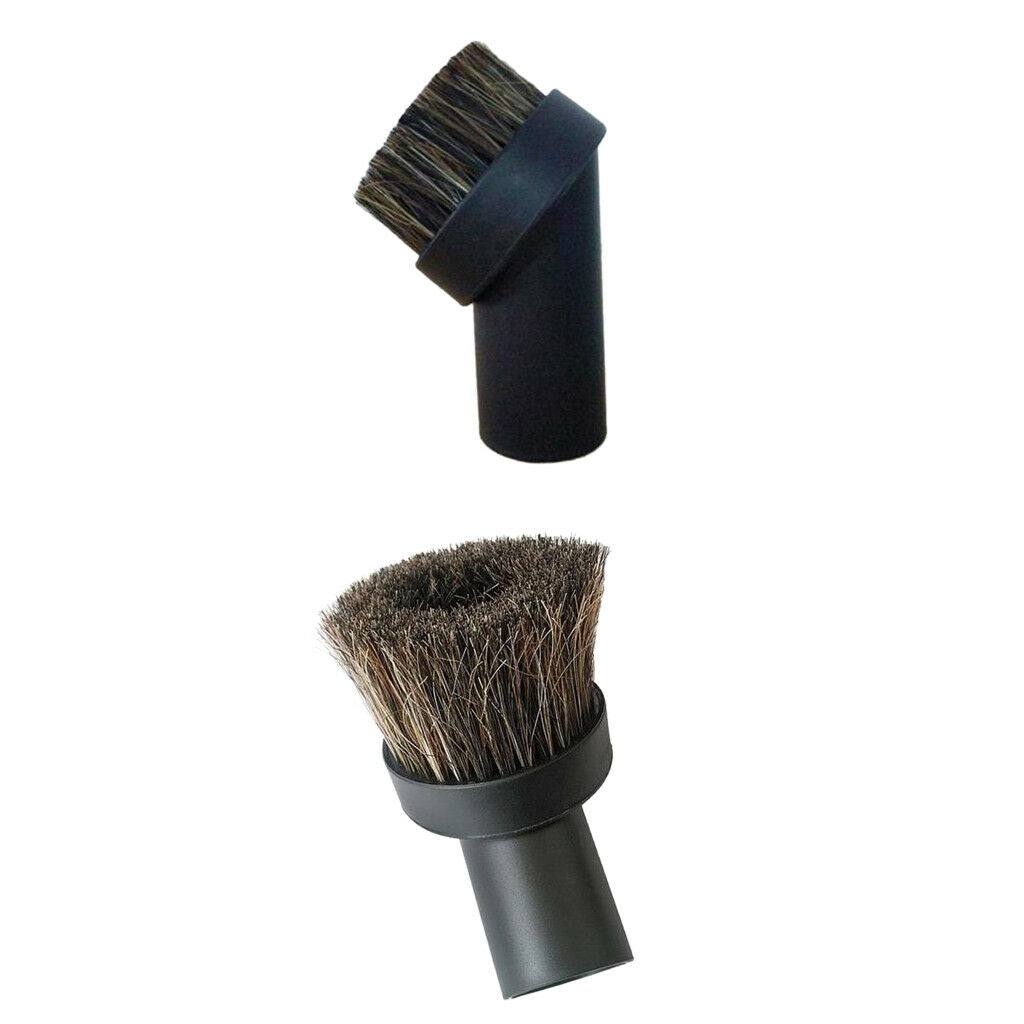 2pcs/set Universal Horsehair/Bristle Vacuum Attachment Cleaner Dust Brush