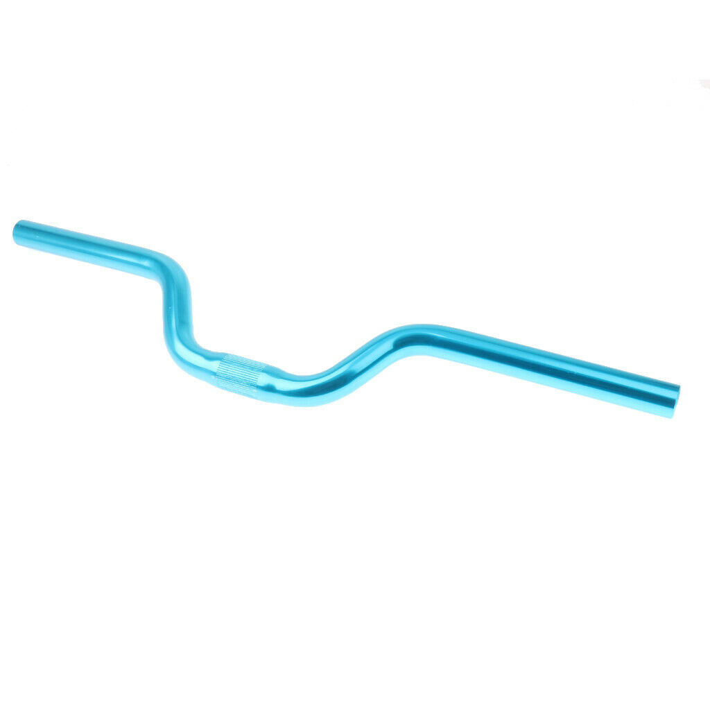 Alloy Mountain Bike Cycling Fixed Gear Riser Handlebars 25.4mm 52cm Blue