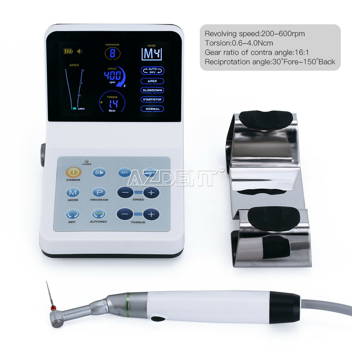 Dental OLED Electric EndoMotor Treatment 4working Mode with Root Canal Measuring