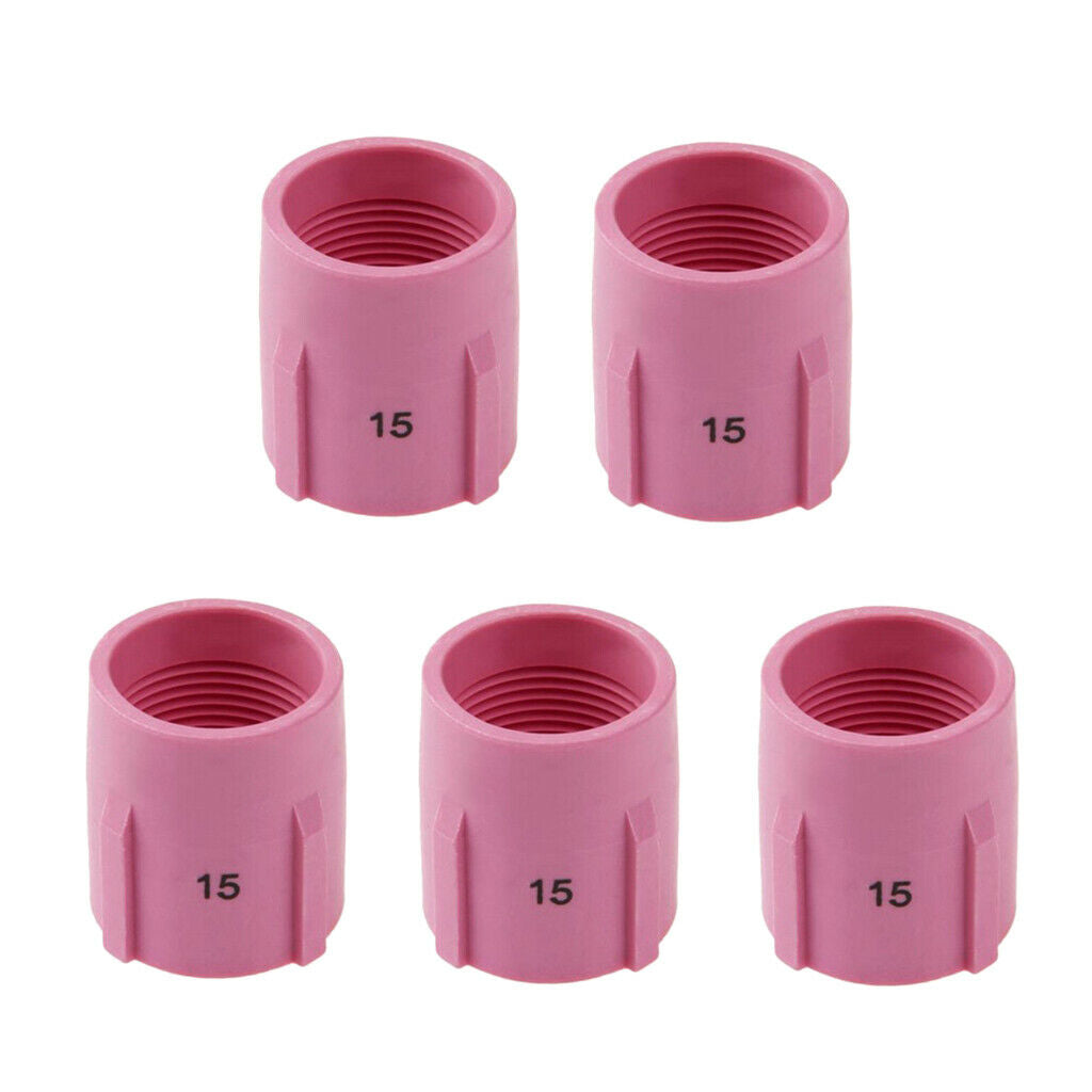 5pcs 53N89 # 15 TIG Alumina Nozzle  Cut For PTA DB SR WP17