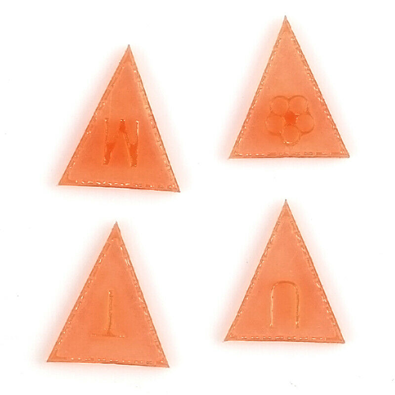 Letters Mold Triangle Alphabet Silicone Fondant Chocolate Cake Baking Mou.l8