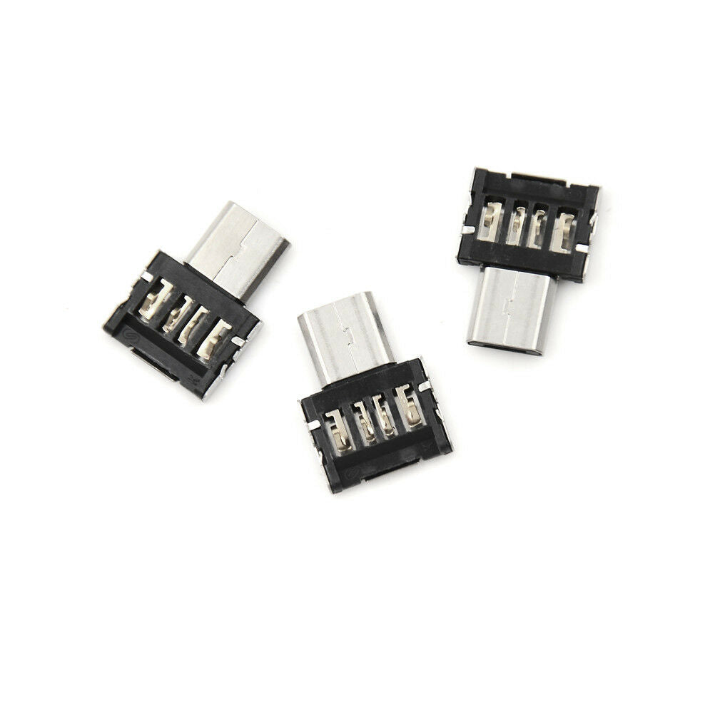 3Pcs Micro USB Male to USB Female OTG Flash Drive Adapters Converter For P.l8