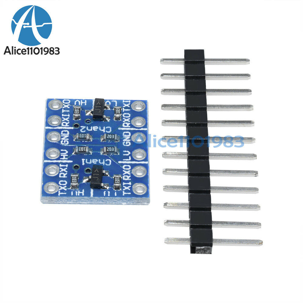 10PCS Two Channel IIC I2C Logic Level Converter Bi-Directional Module 5V to 3.3V