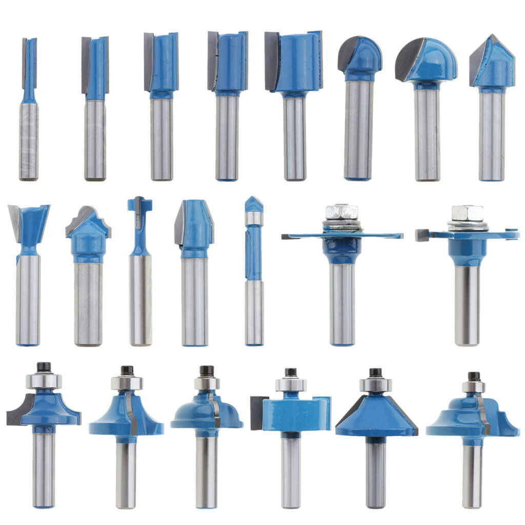Carbide 8mm Shank Flush Trim Router Bit for Hardwoods Composite Wood DIY