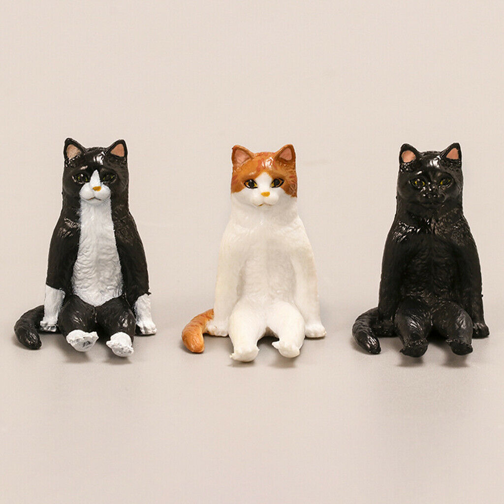 6 X Lovely Cat Ornaments For Student Personality Home Decoration Accessories