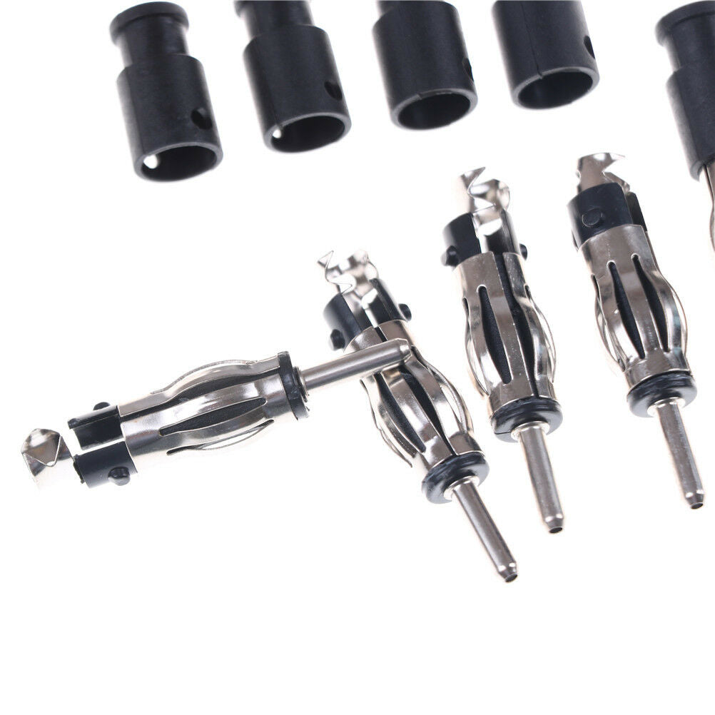 5pcs Auto Car CD Radio Aerial Antenna Plug Adapter Plastic Handle Connecto.l8