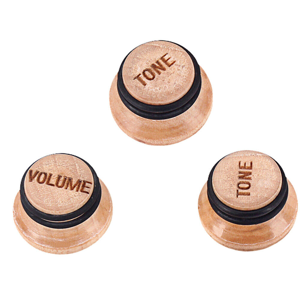 Speed control + 1 volume control knob maple wood