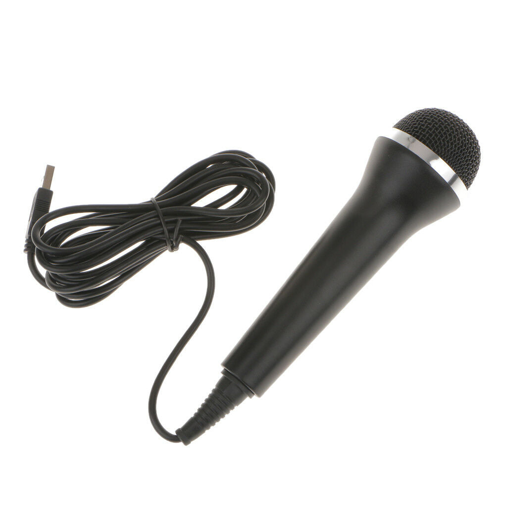 USB Handheld Wired Professional Microphone Sound Pickup for   One Black