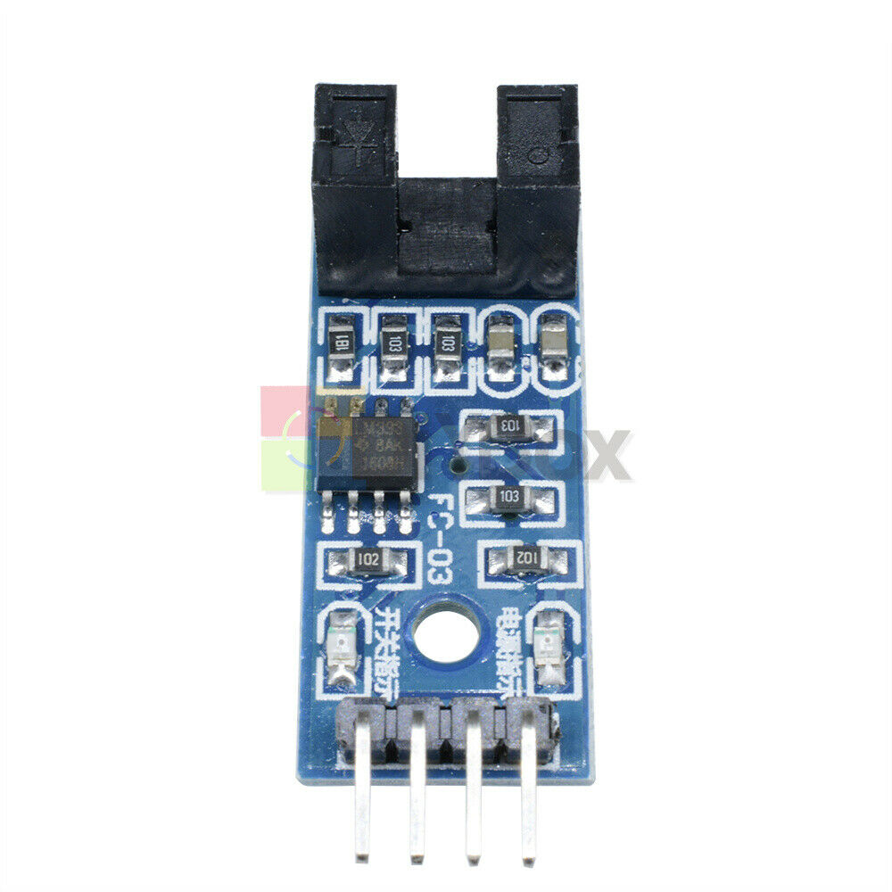 5PCS 3.3V-5V Slot Type IR Optocoupler Speed Sensor Module LM393 for Arduino