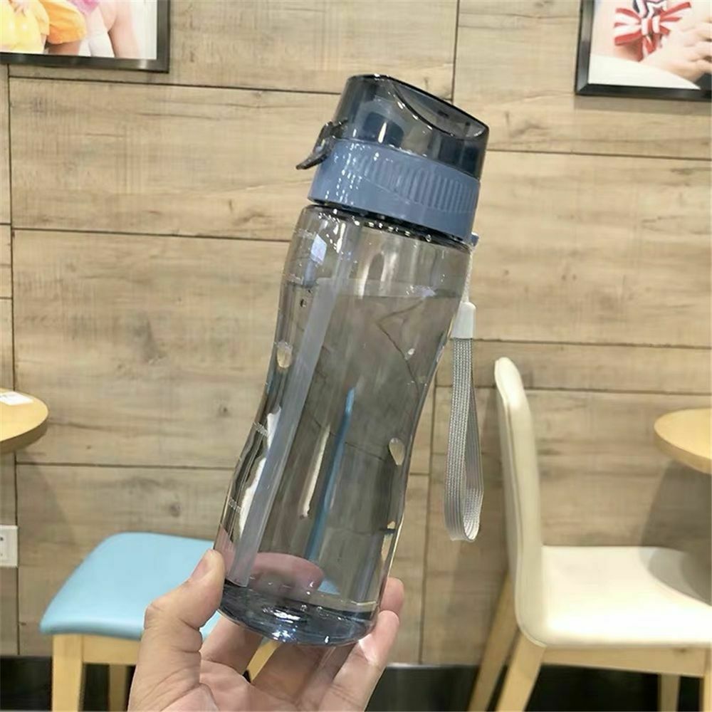 Portable Travel BPA Drinks Mugs Free Leakproof Clear Bottle Sports Water Bottle