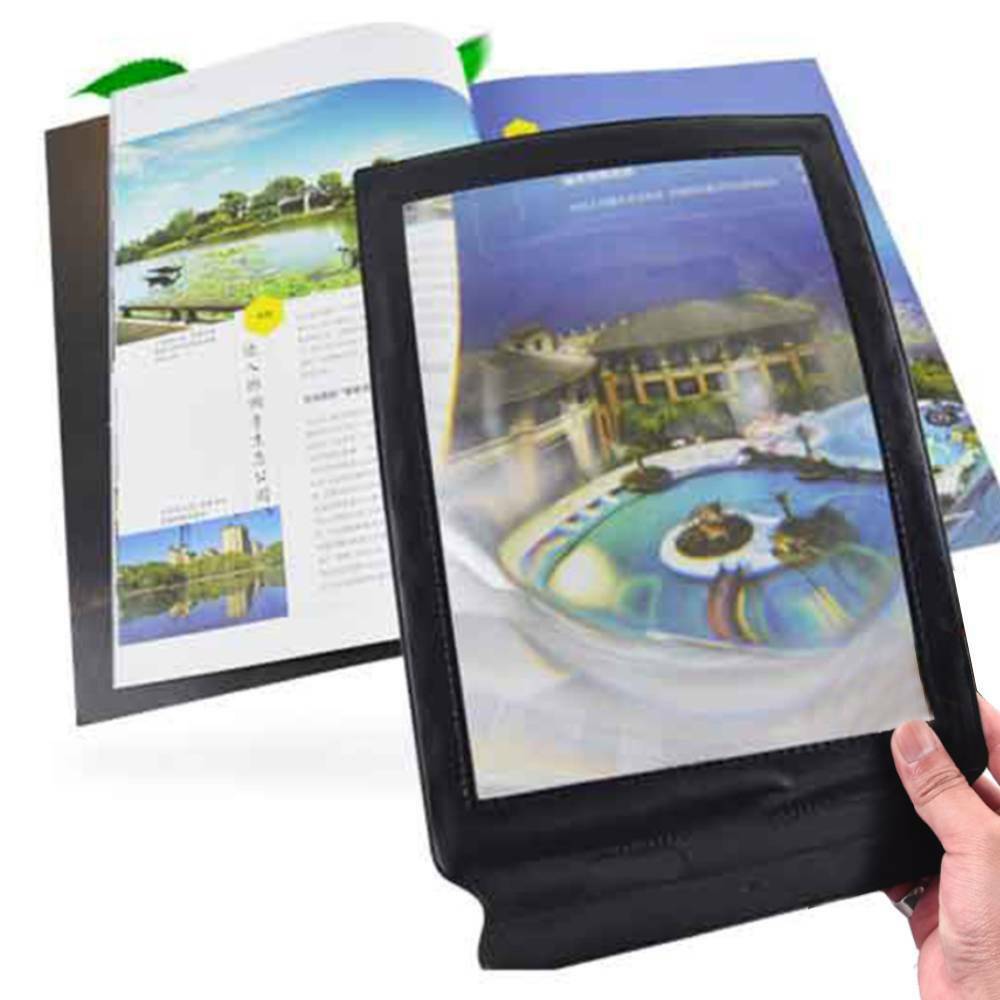 A4 Full Page 3x Magnifier Lens Aid Sheet LARGE Magnifying Glass Book Reading.