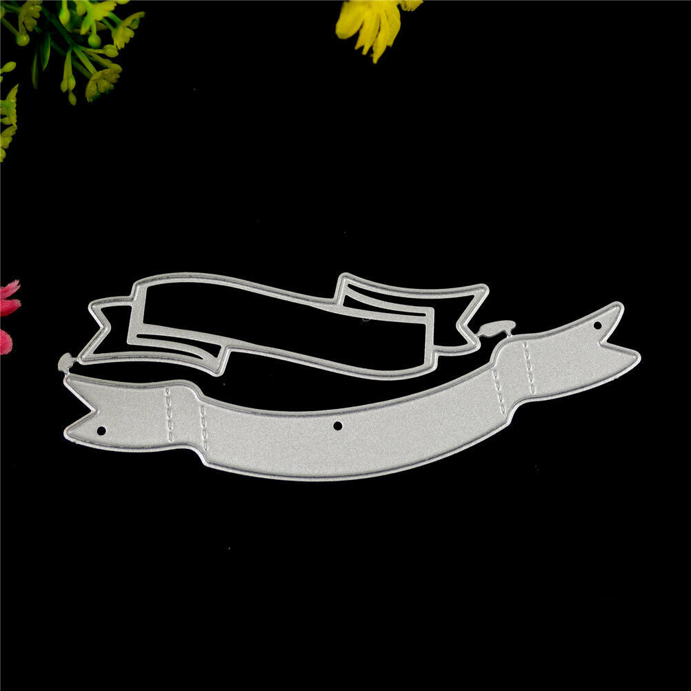 Party Ribbon framed Metal Cutting Dies For Scrapbooking Card Craft Deco.l8