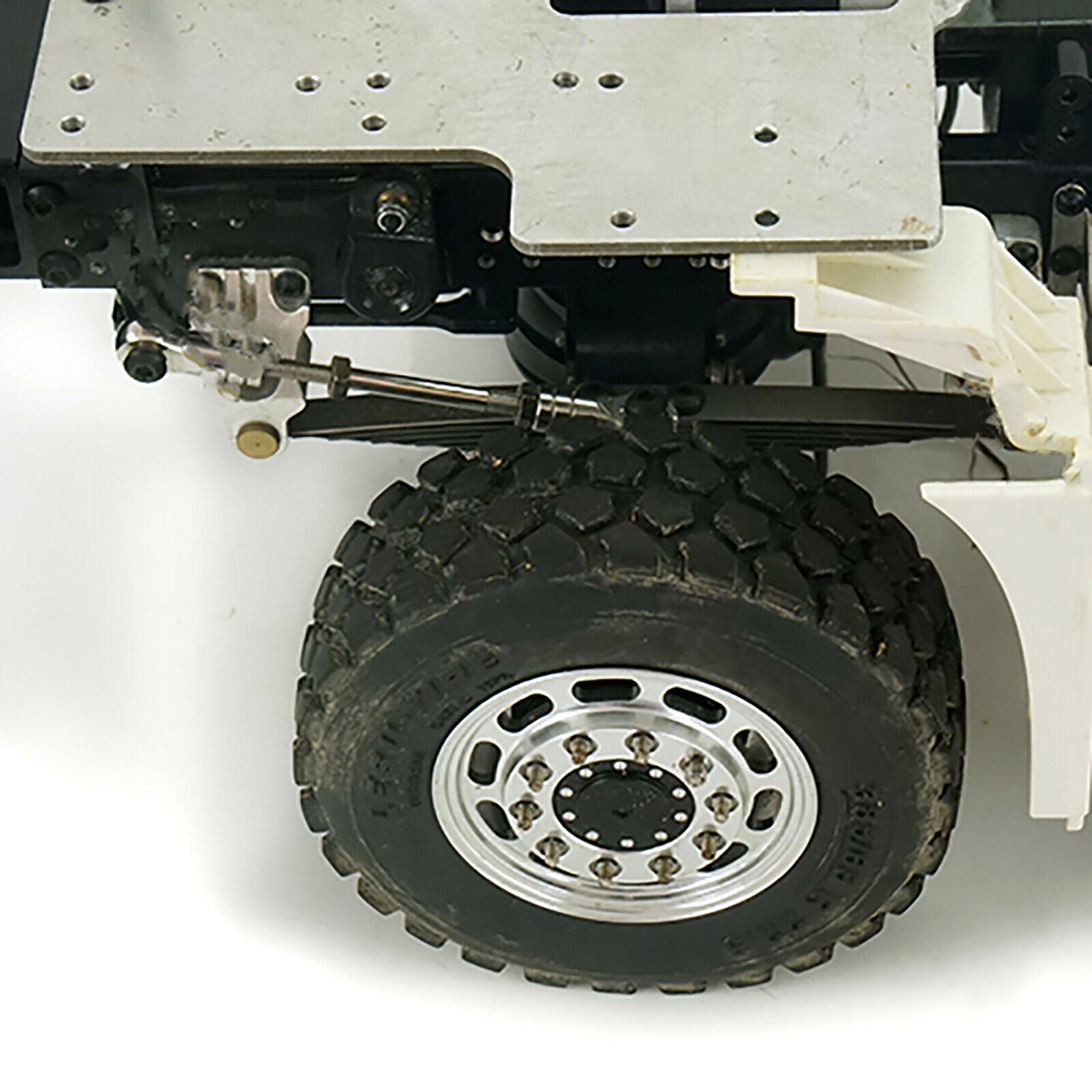 For LESU 1/14 6x6 6x4 4x4 RC Tractor Trucks Axis Alloy Arm Steering Servo Part