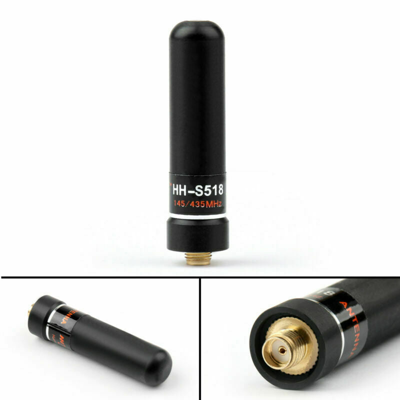 4Pcs Antenna HH-S518+Dual Band 144/430MHZ SMA Female For Kenwood UV5R Radio 5cm