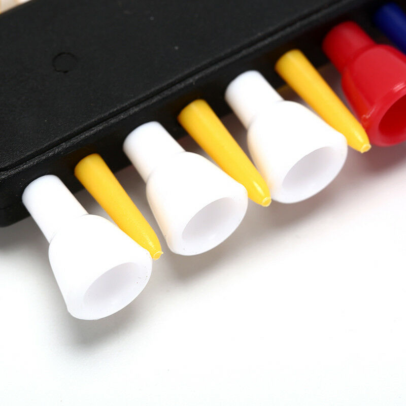 1pc plastic golf tee holder carrier ball tees with 3 ball markers accessor.l8