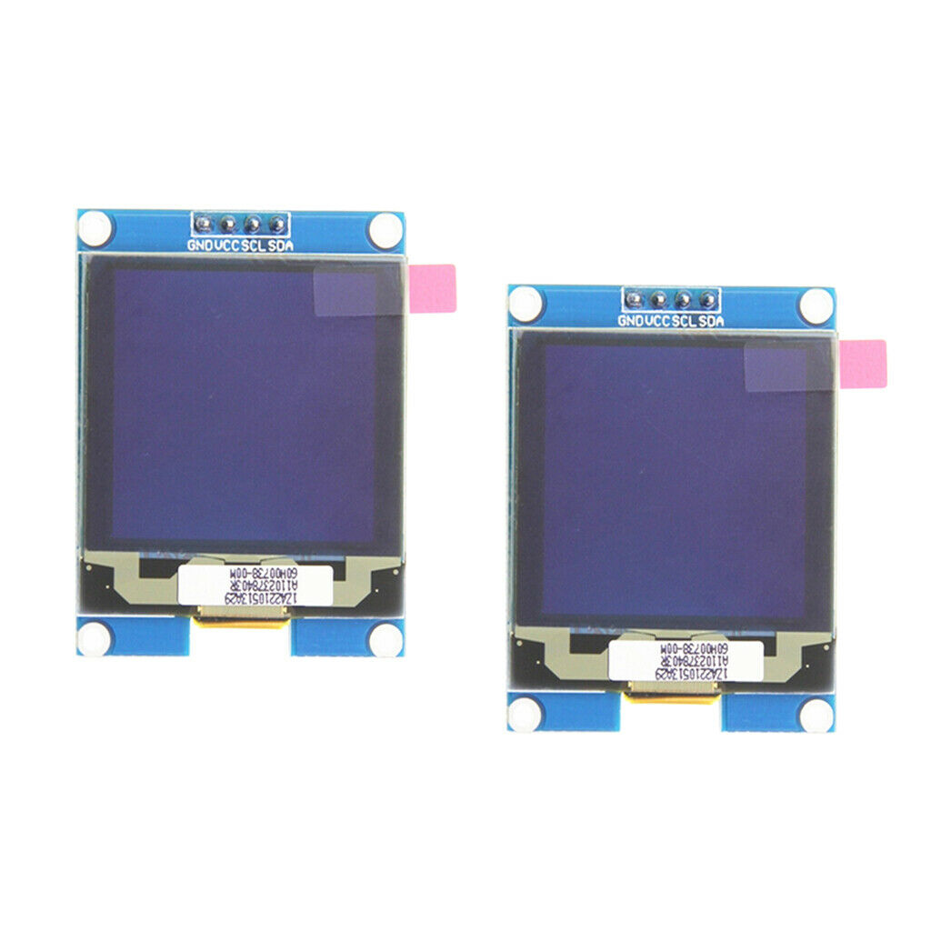 2 Pcs 1.5inch OLED Display Module  128x128(Pixel) SSD1327 For