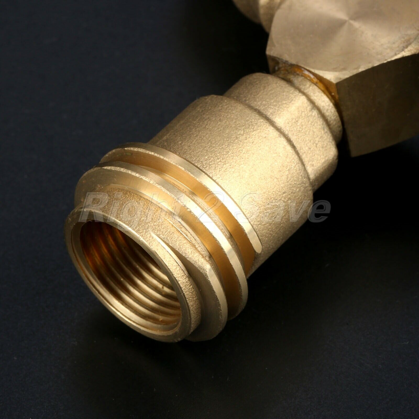 Outdoor Camping QCC1/POL Propane Y-Splitter Tee Adapter Connector Connects Valve