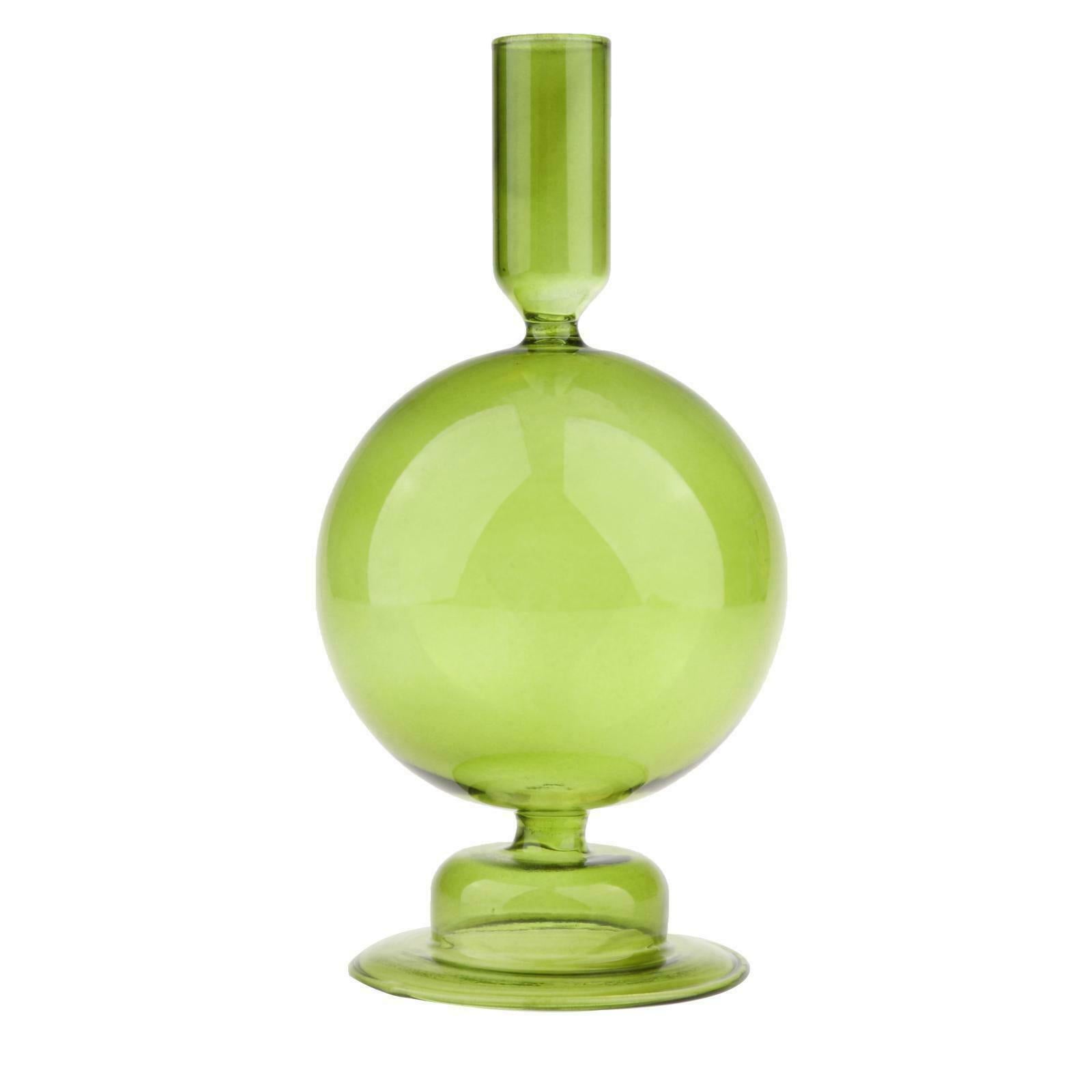 Glass Candle Holder Taper Candlestick Holders for Wedding Housewarming Table