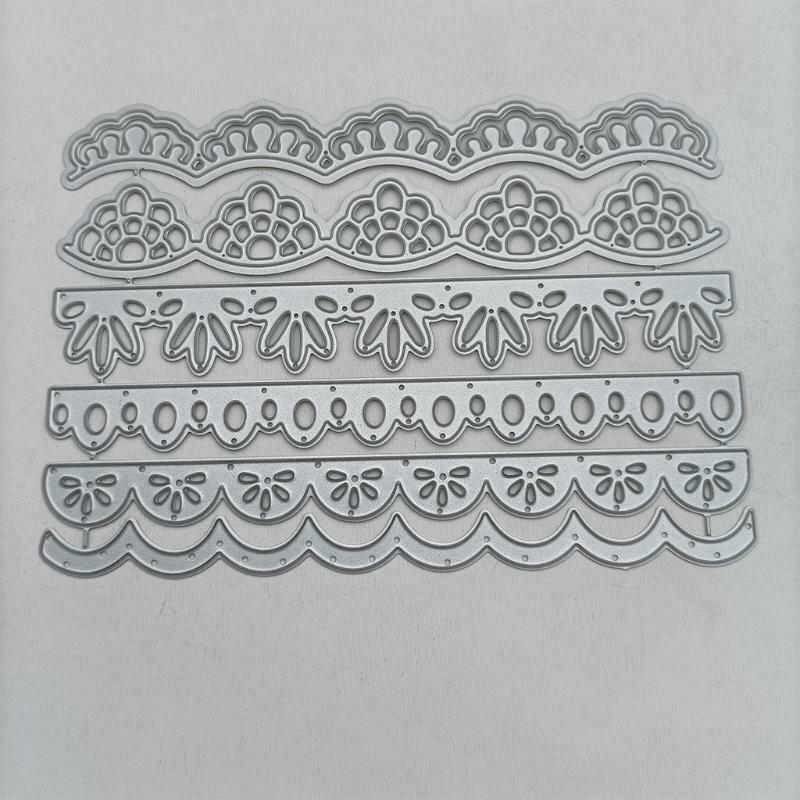 Lace Metal Cutting Dies Stencil DIY Scrapbooking Album Paper Card Template Mold