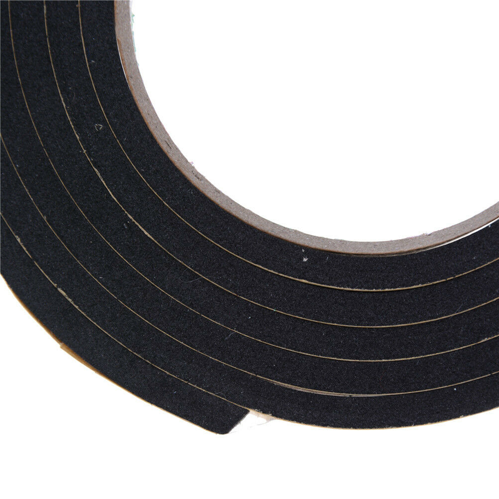 2M Black Single Side Self Adhesive Foam Tape Stickers 20mm Width x 5mm Thickn XC