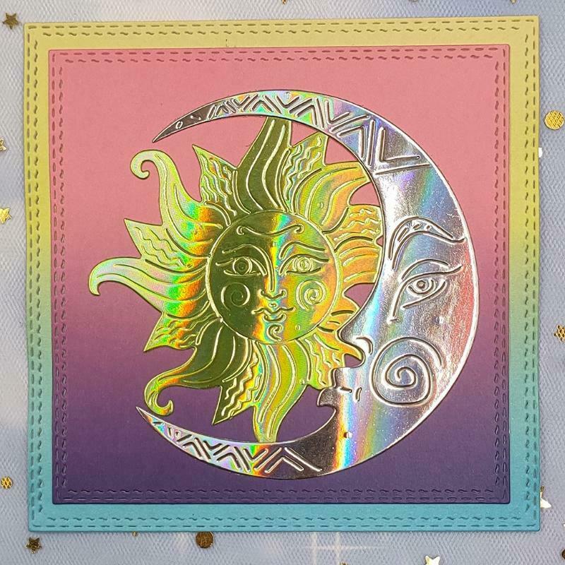 Moon Sun Metal Cutting Dies Stencil DIY Scrapbooking Album Paper Card Template