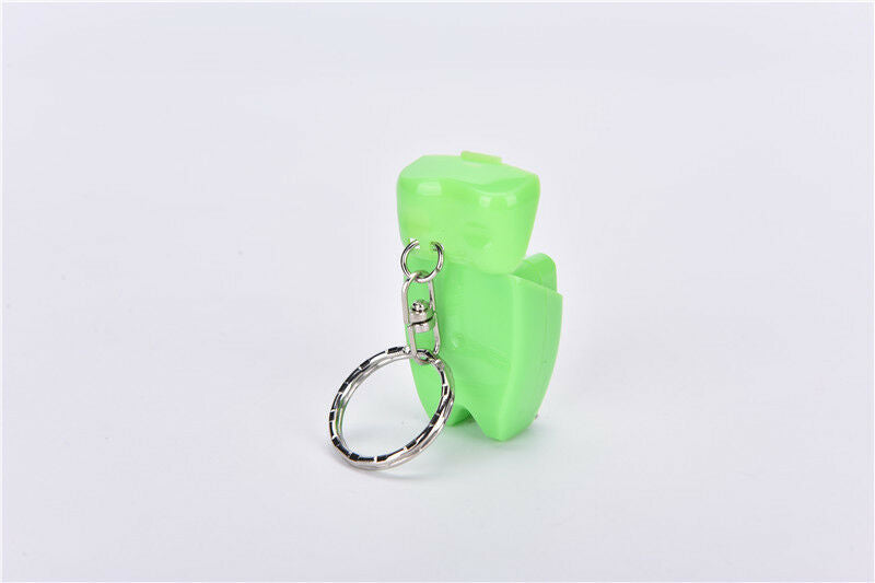 Portable Dental Floss Teeth Clean KeyRing Keychain Travel 15M Random Colo.l8