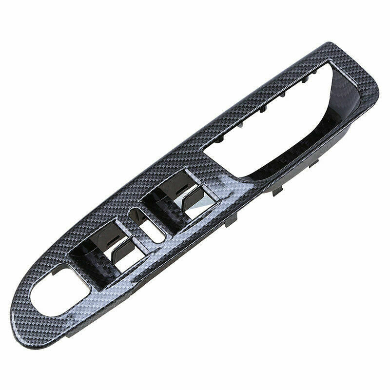 Carbon Fiber Look Window Switch Panel Cover  Fit For VW Passat B6 2006-2010