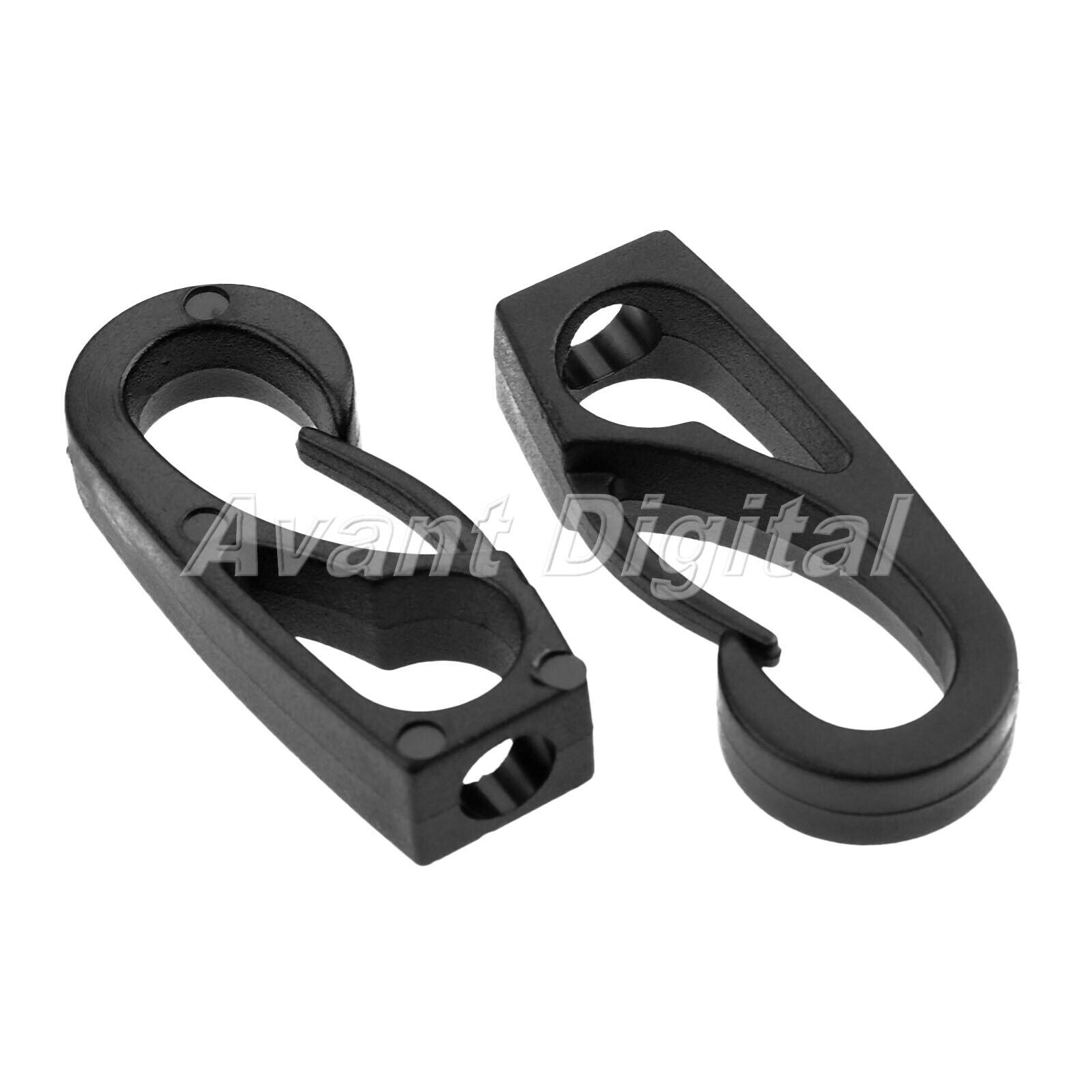 6Pcs Kayak Cord Hooks Canoe Elastic Rope End Buckle Esential Boat Clasp Botton