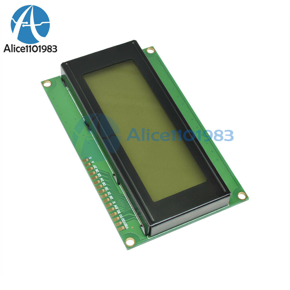 2PCS 20x4 2004 204 Character LCD Display Module 2004 LCD Yellow Green Blacklight
