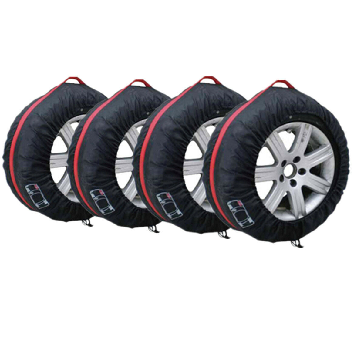 4xCar Truck Seasonal Spare Tire Protection Cover Tote Carry Storage Bags 16"-22"