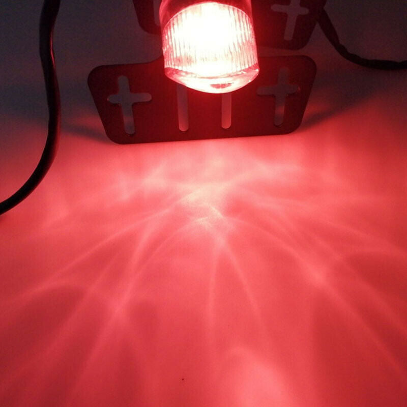 12V Motorcycle Bikes Retro Fender License Plate LED Brake Stop Rear Turn Light