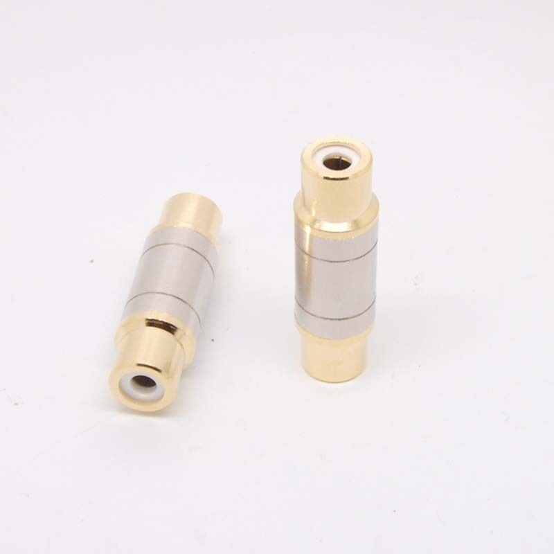 Single RCA Phono AV Coupler feMALE to feMALE Audio Video Gender Changer Adaptor