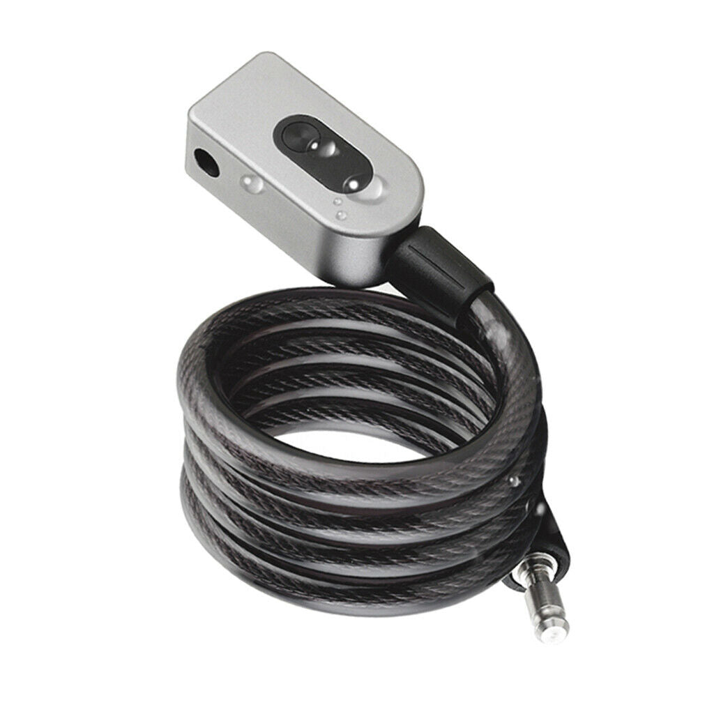Alarmed Fingerprint Smart Lock Smart Padlock Bike Bicycle Motorcycle Lock