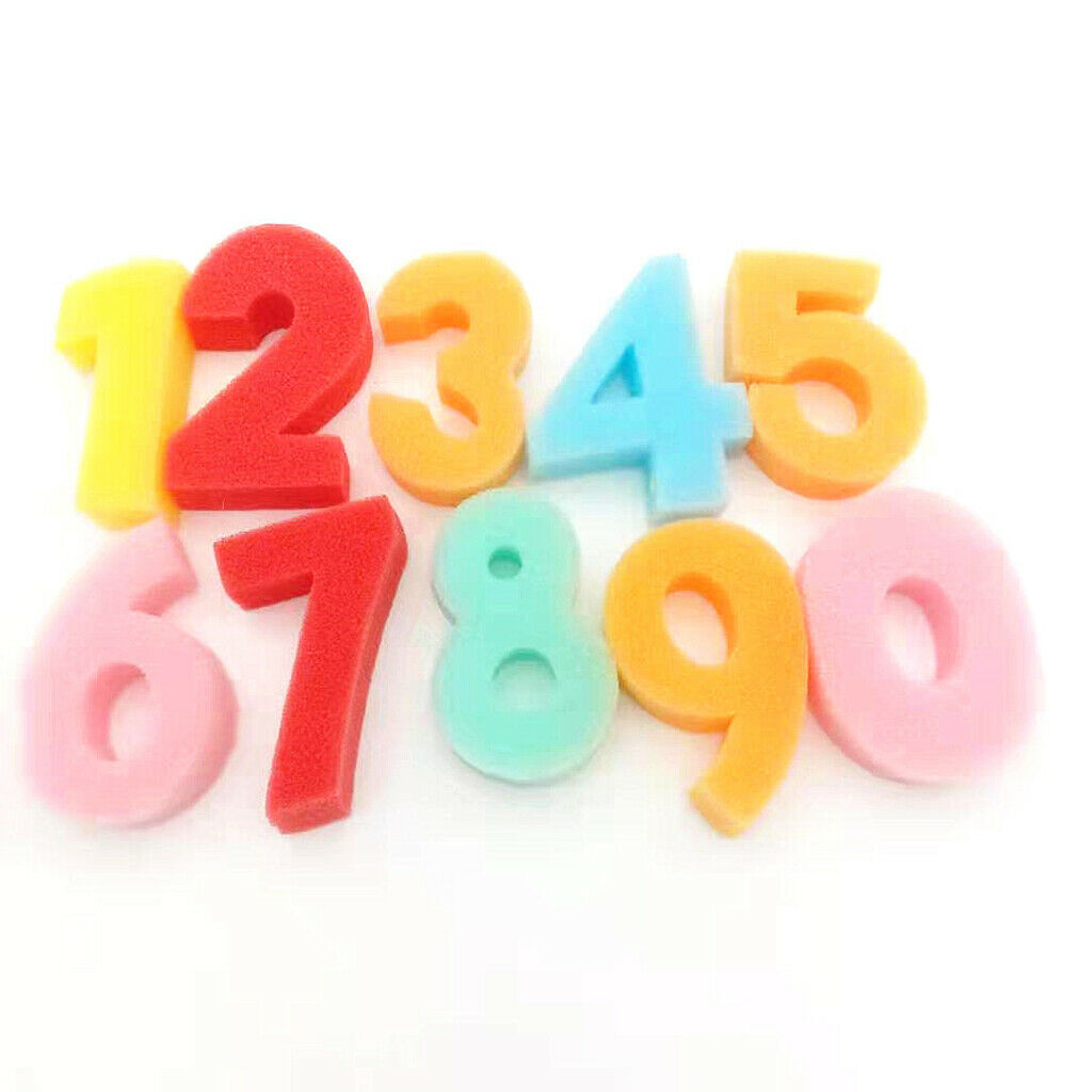 36x Paint Sponge Foam Alphabets Numbers Letters Stamps Stamper Kid DIY Art Craft
