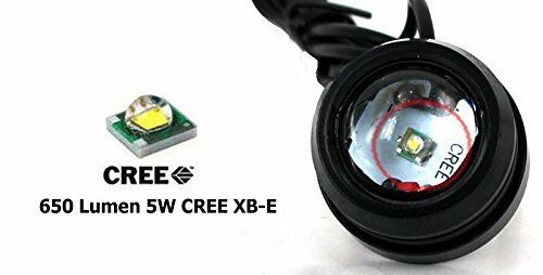 2X 6000K 6K HID Highlight fog lights reverse lamp Bull Eye LED Projector Light