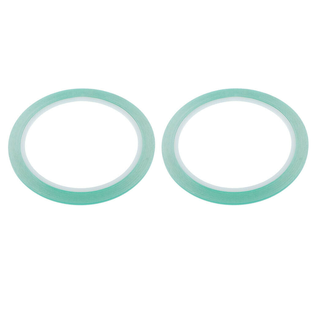 2 Pieces Curve Masking Tape Hard for Plastic Craft Painting Accessories