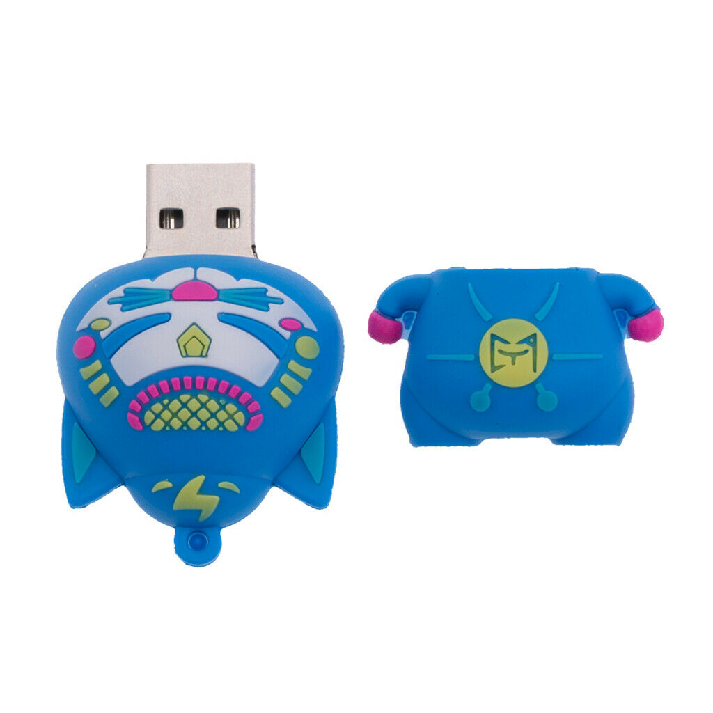 Monster Shape Disk Drive Flash Memory Stick Pen for PC Computer Laptop Blue 32GB