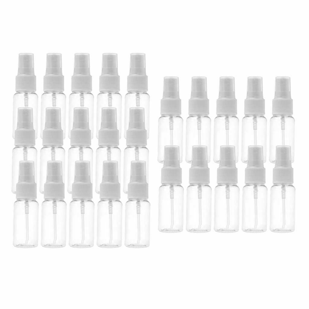 25pcs Clear Plastic Empty Cosmetic Sprayer Bottles Perfumes Container 10ml